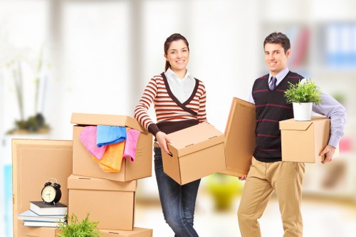 Local movers supporting a residential move in Uxbridge