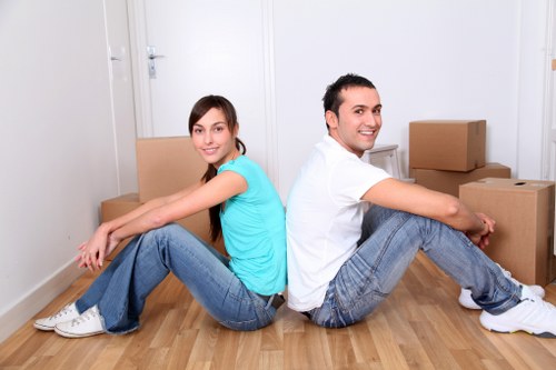 Moving boxes and furniture for a flat or house move in Uxbridge