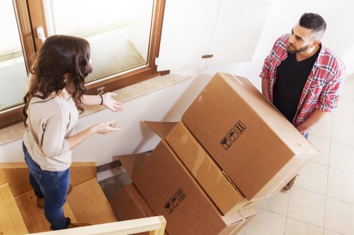 Professional man and van support for a move in Uxbridge