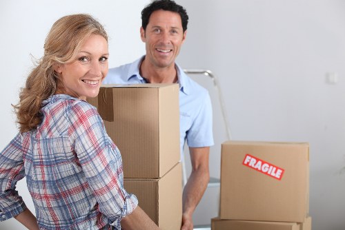 Website footer with cookie policy information for Uxbridge Man And Van
